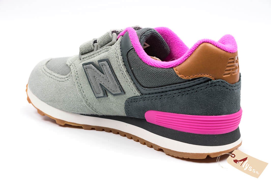 new balance grise et rose 574